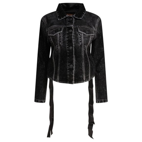 Balenciaga Denim Jacket With Laces tag size 40 Women